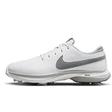Nike Air Zoom Victory Tour 3 Men's Golf Shoes (DV6798-100,White/Smoke Grey-LT Smoke Grey) Size 4.5