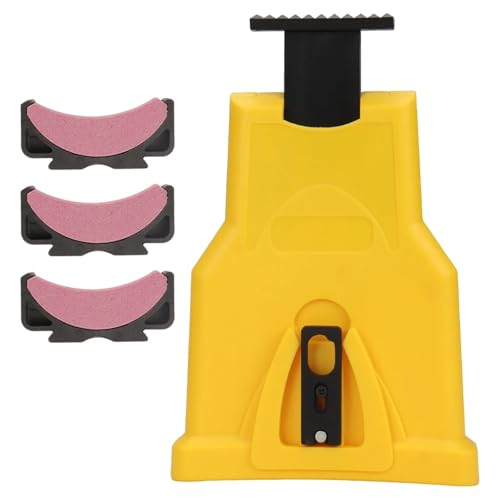 Afilador de cadena de motosierra portátil y duradero, herramienta de afilado rápido con montaje en barra Easy Power Sharp(4pcs set)