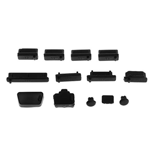 Oilmal Enchufes USB, 13 Piezas Anti-Polvo Tapones De Silicona Suave Puerto De Datos USB Protector Set Portátil Jacks Dus Cover