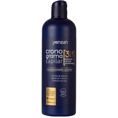 CONDICIONADOR SELANTE CRONOGRAMA CAPILAR 3 EM 1 500ML HIDRATAÇÃO NUTRIÇÃO RECONSTRUÇÃO