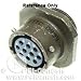 Itt Cannon Kpt 4C 4#20 SKT Recp - KPT04-8-4S