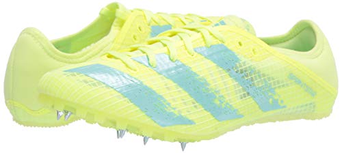 Adidas Women's Sprintstar Running Shoe, Hi-Res Yellow/Clear Aqua/Core Black, 12 #TOP6