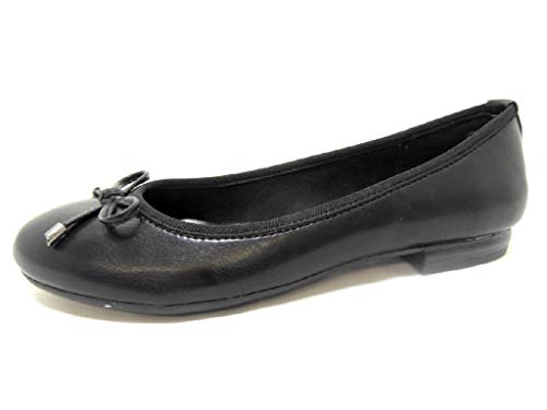 MARCO TOZZI Damen Ballerinas mit Schleife Vegan, Schwarz (Schwarz), 41 EU