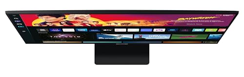 Image of Samsung 32-inch(80cm) M7 4K UHD Smart Monitor, Type-C, Smart TV apps, TV Plus, Office 365, Apple Airplay, Dex, Bluetooth, IOT, Speakers, Remote (LS32BM700UWXXL, Black)