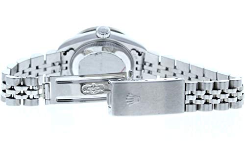 Rolex Ladys Datejust 69160 (Automatic) White Roman Dial & Custom Diamond Bezel (Certified Preowned)4