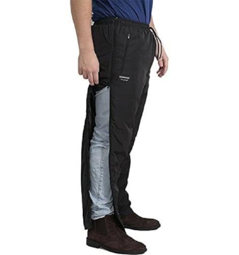 Dobsom Comfort Freizeit- und Reha-Hose für Damen und Herrren - gefüttert mit durchgehendem Reißverschluß (DE/NL/SE/PL, Alphanumerisch, S, Regular, Kurz)