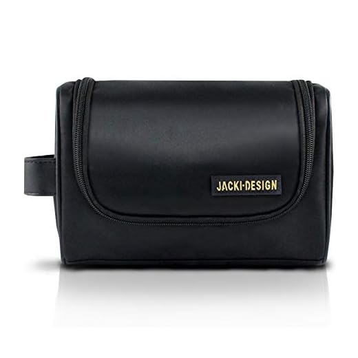 Jacki Design Necessaire Com Alça Lateral Masculina Cor Preto