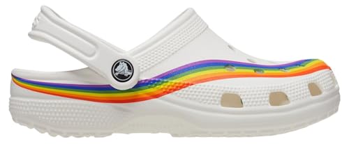 Image of Crocs Unisex-Adult Classic Rainbow Dye Clog