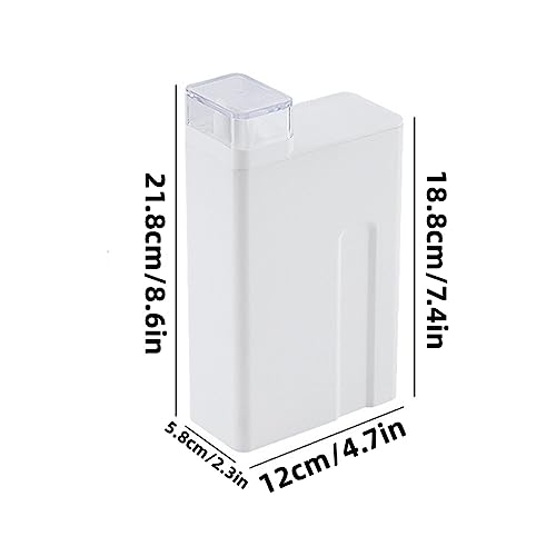 Laundry Detergent Dispenser-Soap Dispenser,Large Pump Dispenser Bottle for Kitchen, Laundry Empty Shampoo Bottles Suitable Beads, Washing Powder, 32oz/1Liter(White)2