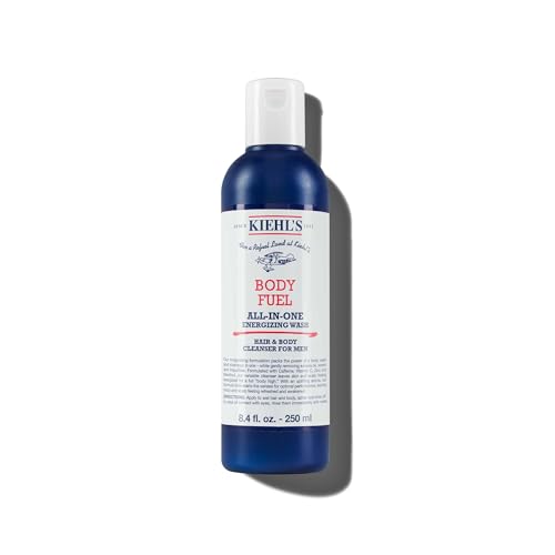 Kiehl's Body Fuel Wash, Energising Body Wash & Shampoo for Men, 250Ml