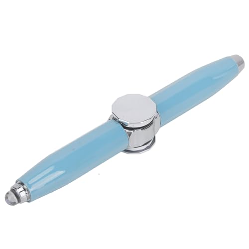 Fidget Spinning Pen avec Lumière LED pour Aider le TDAH - Réducteur de Stress, Anti-anxiété - Stylo à Bille pour les Adultes D'affaires