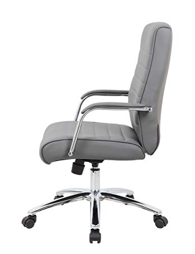 Boss Office Products Modern Executive Conference Chair, Grey #TOP4