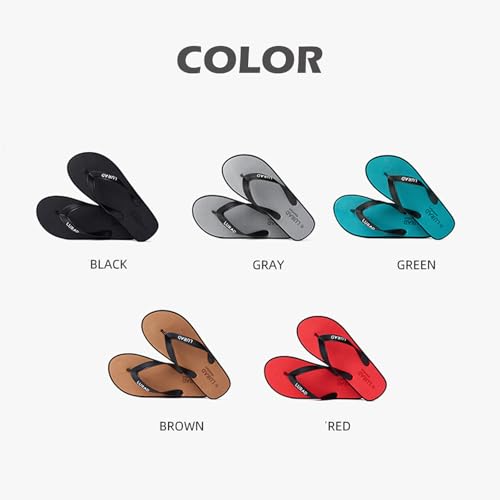 Mens Sandals & Flip flops for Men - Non-Slip Sandals Men Summer Slippers Beach Casual Thin Strap for Men Footwear - Thong Flats for Men2