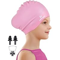 Gorro De Natación De Pelo Largo Para Niños Y Niñas, Gorro De