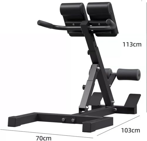 Heavy - Duty Hyperextension Roman Chair: 5 - Level Adjustable Incline, Rücken/Ab/Gesäß Workouts, 330lbs Kapazität Home Gym Equipment