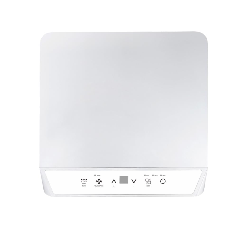 Qlima Climatizzatore Mobile P 3020 – 2000 W – 7000 BTU – Compatto e Mobile – per Ambienti fino a 65 m³ – Raffreddamento e Deumidificazione – Modalità Sonno e Timer – con Telecomando – R290