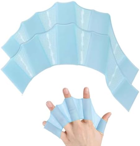 Guanti Palmati Da Nuoto In Silicone - Taglia S, Idrodinamici Per Allenamento - Foto 10