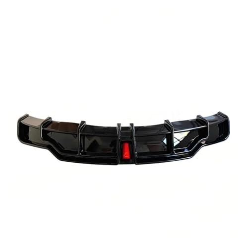 Difusor de parachoques trasero ABS negro para Tesla Model 3 2017