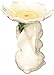 Cosmos 10590 Fine Porcelain Bunny Candy/Candle Holder, 3-3/4-Inch,White