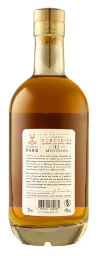 Cognac Park Borderies 12 Jahre Mizunara Cask Finish | 12 Jahre Reifung |Finish in japanischer Mizunara Eiche | Fruchtig rauchiger Geschmack | 1 x 700ml