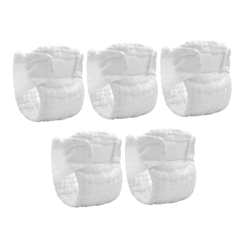 VANZACK 5 piezas de Reutilizables Unidades para Recién Nacidos Absorbentes Lavables y Transpirables para Bebés de Lb Insertos de Pañal Cómodos y Antideslizantes