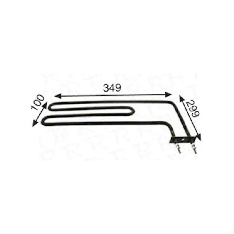 Résistance au sauna 1250W 230V REPORSHOP pour chauffage cabine