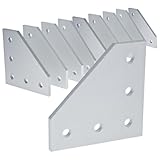 80/20 Inc, 4151, 10 Series, 5-Hole 90 Degree Joining Plate