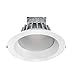 Morris Products 72685 LED Downlight - New Construction 10" 40W 3000K Aluminum Baffle Trim, 1 Pack