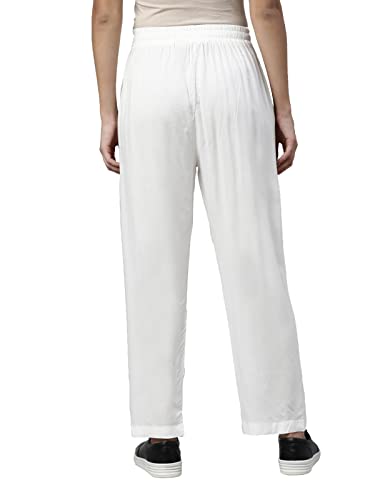 Image of TWIN BIRDS Kurti Pant for Women | Soft Viscose Fabric Trousers | Relaxed Fit | Functional Pocket | Daily Ethnic & Casual Wear