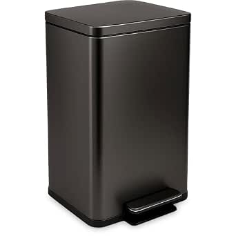 Simpli-Magic 13.2 Gallon (50L) Step Trash Can with Slow-Close Lid