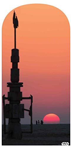 Toile de fond Jakku Sunset Star Cutouts SC1459 pour cabine photo 184x90cm