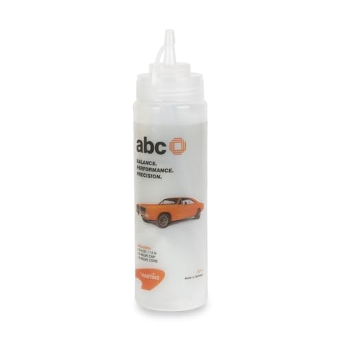 Image of ABC Classic & Antique Car Tire Balancing Beads Kit | (4) 4oz Bags (16oz) Beads, (4) Valve Cores, (4) Caps | Includes Squeeze Bottle & Tube | DIY Install