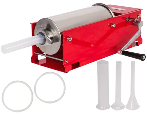 Beeketal 'MTH05' Profi Gastro Wurstfüllmaschine (5 Liter/horizontal)...