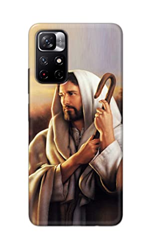 Image of PRINTFIDAA Catholic Image of Jesus Christ from Slovakia Hard Back Cover for Redmi Note 11T 5G / Poco M4 Pro 5G Back Cover -(P6) KAT1003