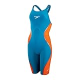 [スピード] 競泳水着 Fastskin LZR Pure Intent OPBK Kneeskin ファストスキンレーザーレーサーピュアインテントオープンバックニースキン 水泳 レディース SCW11901F ノルディックティール/オレンジ 23