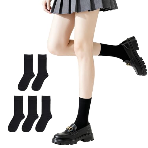 [Fkstyle] ������3��/5���Z�b�g �����\�b�N�X ���f�B�[�X �n�C�\�b�N�X/�N���[�\�b�N�X | �i�K�����ŃX�b�L�����r���ނ��ݑ΍� | �����d�� �f�X�N���[�N �R�ۖh�L �C�� �� (�N���[�\�b�N�X5���Z�b�g)