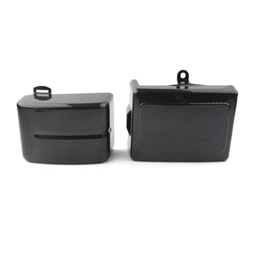 Couvercle de carénage pour moto Dyna Street Bob look carbone en balade