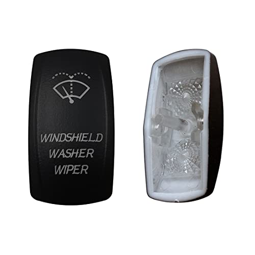 Image of Laser Etched Backlit Switch Cover Cap for Car Boat Dashboard Rocker Switch