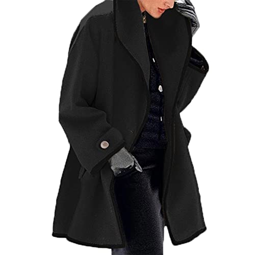 Veste à capuche en laine ample et douce, le confort absolu pour femme