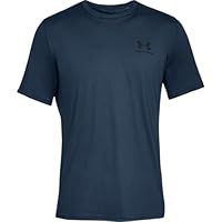 UNDER ARMOUR Men's Sportstyle Colorblock T-Shirt, Navy, Medium