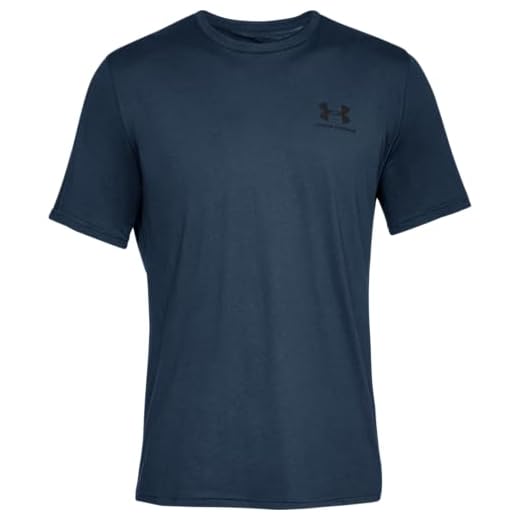 Under Armour Ua Sportstyle Lc Ss Camiseta, Academy, M Hombre
