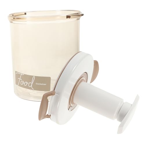 LOLIPPYY 真空密封保存容器 手動ポンプ付き 耐熱冷蔵庫対応 密閉食品収納ボックス 米び 五穀保存用 ポータブル鮮キープ容器