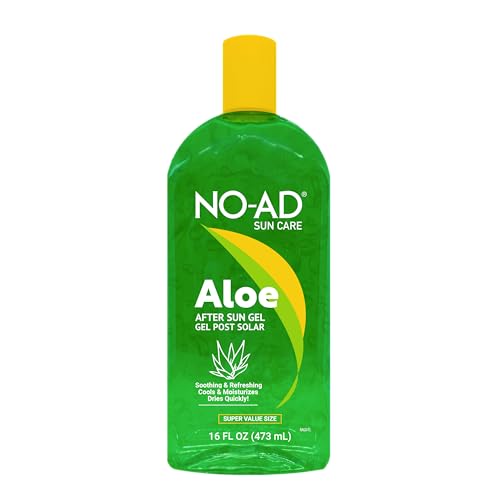 NO-AD Aloe After Sun Gel 16oz | Suitable for All