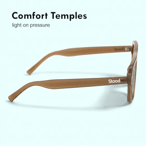 Image of Stood Retro Sunglasses | Full Rim |Soft Square | UV Protected | Medium | Men & Women | SG-STD0016
