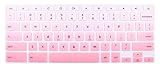UHamn Keyboard Skin Compatible for 13.3' Dell Chromebook 13 3380 & 11.6' Dell Chromebook 3100 3120 3180 (Not Compatible for Dell Chromebook 14 C7486 & Dell 11 inch 3180 Windows Laptop- Pink Ombre