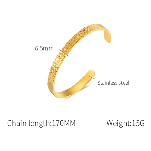 Fashion Stainless Steel Irregularly Open Cuff Bracelet2