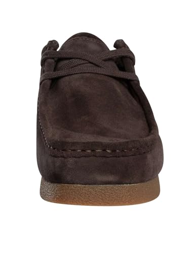 Image of Clarks Men's Wallabeeevo Derby, Dark Brown Suede, 12