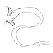 Hearing Aids Clip for Adults Seniors - Portable Hang Rope Anti-lost Rope Security Clip Fixation Cord Protection Rope for Hearing Amplifiers