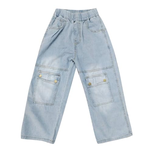 Baggy Wide Leg Jeans for Teen Boys 2025 Elastic Waisted Casual Y2k Fashion Denim Pants Fall Loose Trousers with Pockets4