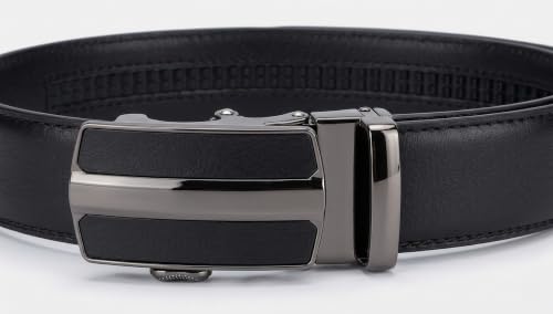 Image of WildHorn Men's Genuine Leather Belt for Men| Premium Auto-Lock Buckle | Adjustable up to 48 inch | Formal & Casual Wear | Micro-Adjust Fit | Stylish Gift Box Included